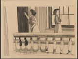 Study-Scene 10 by Pamela Phatsimo Sunstrum contemporary artwork drawing works on paper