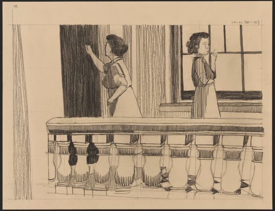 Study-Scene 10 by Pamela Phatsimo Sunstrum contemporary artwork Works on Paper