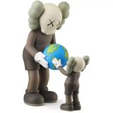 The Promise brown by KAWS contemporary artwork sculpture