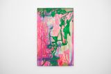 Pink Tubes Locate by Hayley Tompkins contemporary artwork painting