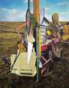 The Caravan by Rodel Tapaya contemporary artwork Painting