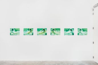 Contemporary art exhibition Hu Zi The Wall at Almine Rech Brussels Belgium