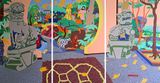 Garden of Delight by Michal Korman contemporary artwork painting