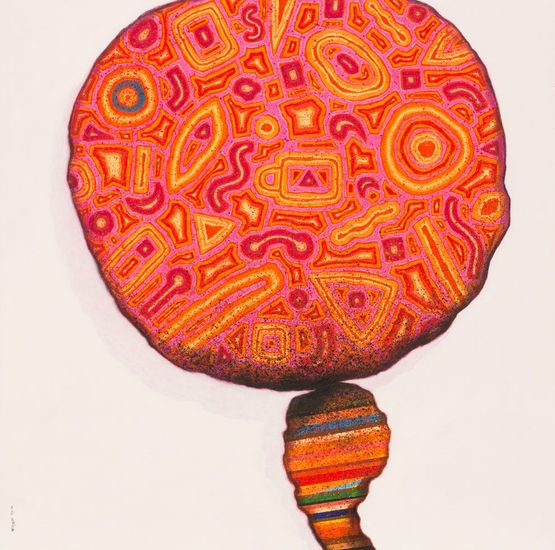 Cluster by Nihad Al-Turk contemporary artwork Painting