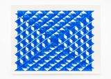 Aquarelle X 1 Ultramarin Winsor  Newton by Sandra Kranich contemporary artwork works on paper