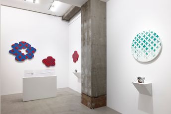 Contemporary art exhibition GROUP SHOW 3 ARTISTS at KOSAKU KANECHIKA Tennoz Japan