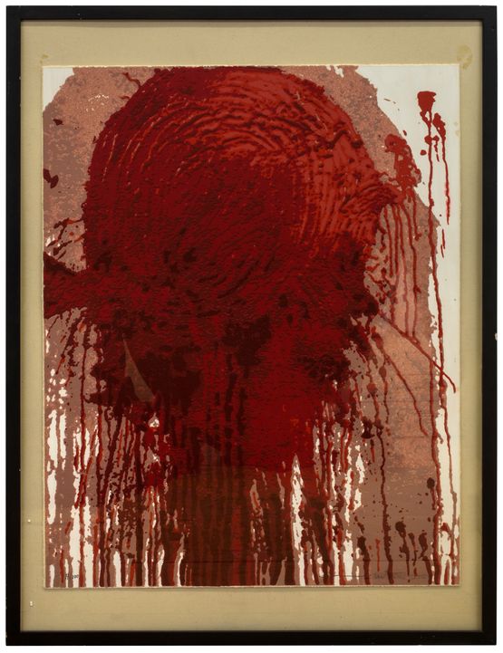 Ohne Titel by Hermann Nitsch contemporary artwork Works on Paper