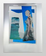 Assemblage - Blue Silver Radioactive Avatar 23 by Isaac Julien contemporary artwork mixed media