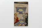 The end of the relationship Kafeneia by Alexandra Christou contemporary artwork Painting