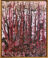 Pink Trees 3 by Zena Assi contemporary artwork painting