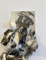 Her Hair Was Like a Waterfall From the series Mountain by Lucia Tallova contemporary artwork painting photography print works on paper