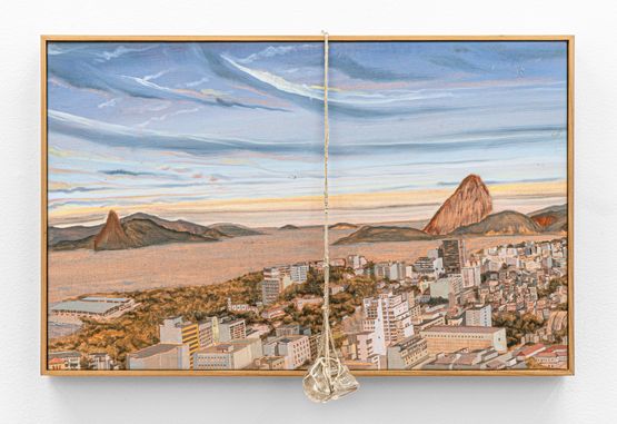 Rio desde Parque de las Ruinas by Alberto Baraya contemporary artwork Painting