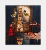 The Ladder by Teodora Axente contemporary artwork painting