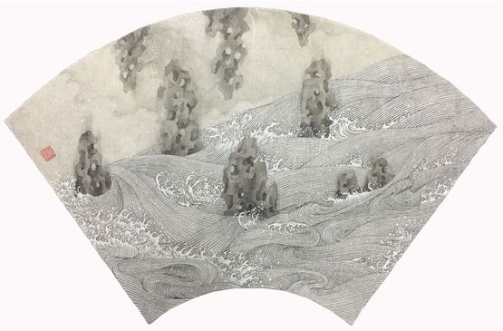 The Symphony of Waters by Zhang Ying contemporary artwork Painting