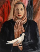 Junge Friedensfreundin by Kate Diehn-Bitt contemporary artwork painting