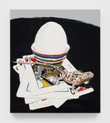 Leopard Queens and Egg by Kirsten Everberg contemporary artwork painting sculpture works on paper