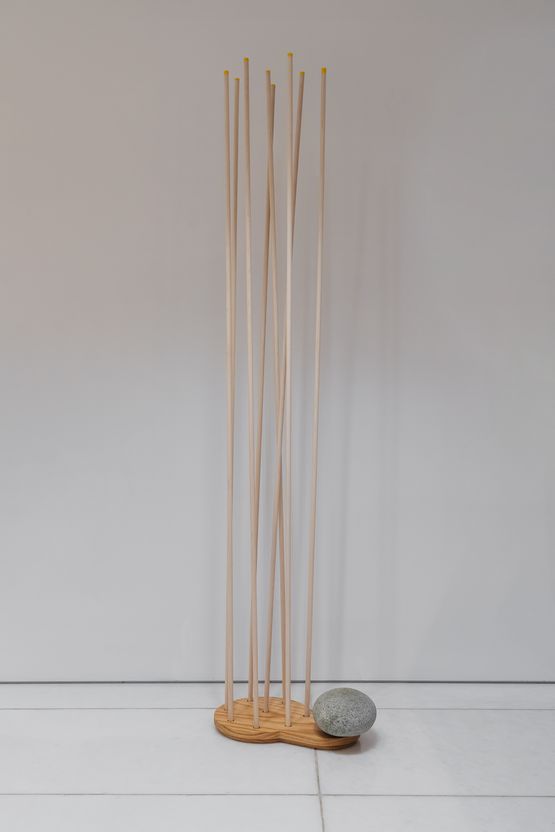 Bamboo Grove Bookshelf by Jeongbae Lee contemporary artwork Sculpture