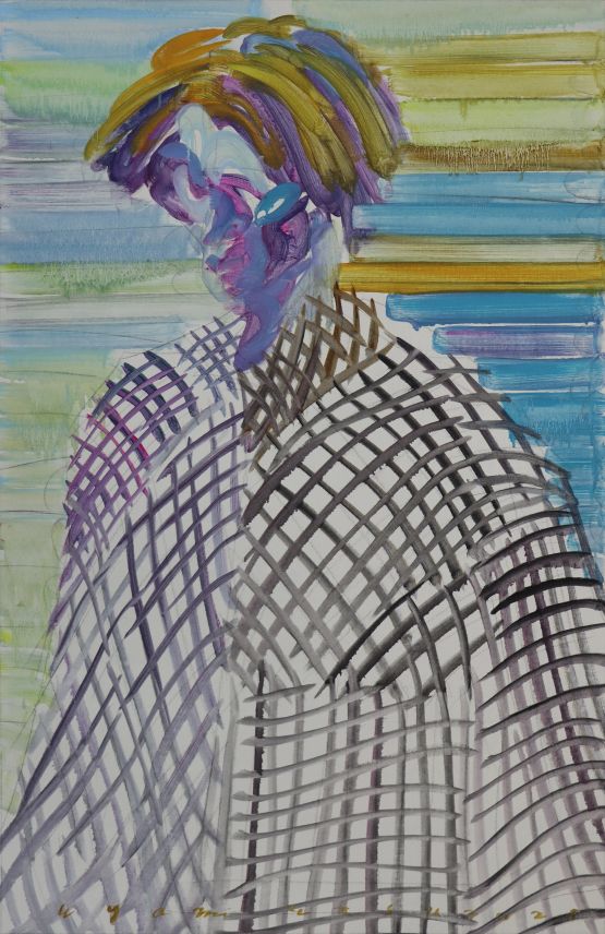 Way of the Pilgrim Journeying Far from Home by Etsu Egami contemporary artwork Painting