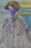 Way of the Pilgrim Journeying Far from Home by Etsu Egami contemporary artwork Painting