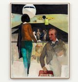 Arrival by Justin De Verteuil contemporary artwork works on paper