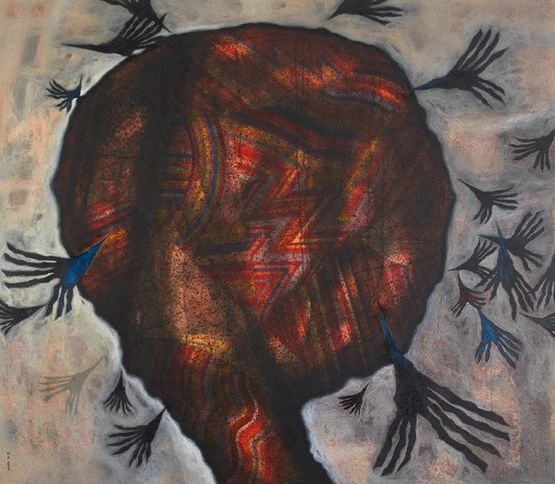 Isolation by Nihad Al-Turk contemporary artwork Painting