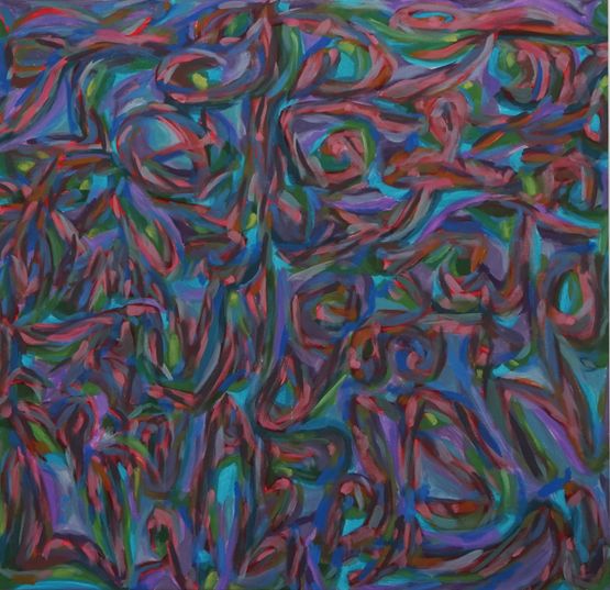 La Dance by Aram Jughian contemporary artwork Painting