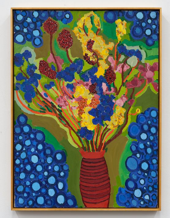 Floral Interaction by Lynne Drexler contemporary artwork Painting
