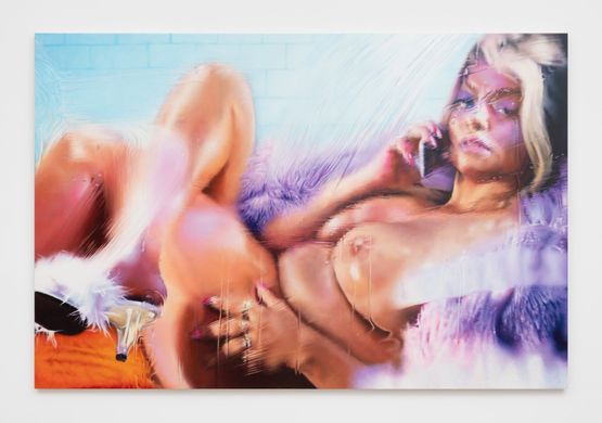 Jasmine Odalisque by Marilyn Minter contemporary artwork Painting