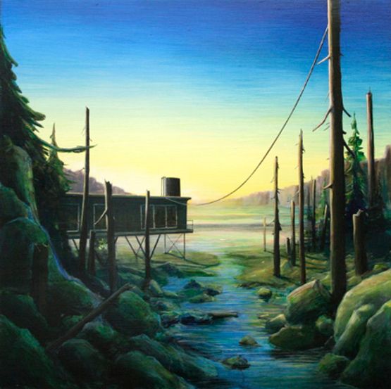 Untitled Broken Day by Martin Basher contemporary artwork Painting