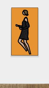 Teresa 3. by Julian Opie contemporary artwork moving image