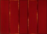 Red painting by Robert Jacks contemporary artwork painting