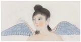 Song of Songs No. 41 - Angel 1 by Peng Wei contemporary artwork painting works on paper