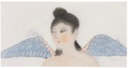 Song of Songs No. 41 - Angel 1 by Peng Wei contemporary artwork Painting