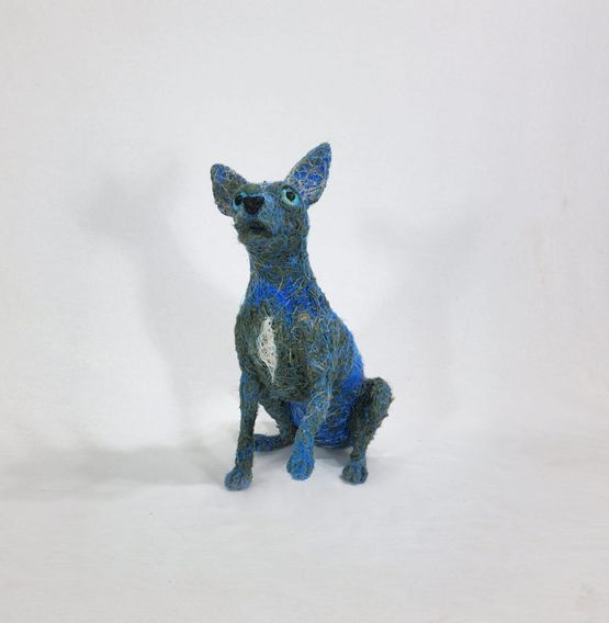 The Stray by Sue Ryan contemporary artwork Sculpture