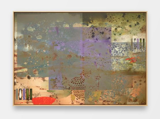 softdrive_flare angelbit crush_ribbon modemhalo by Petra Cortright contemporary artwork Painting