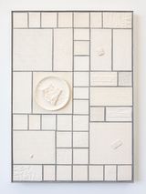 Absorption Panel Pizza Bianca by Ry Rocklen contemporary artwork sculpture
