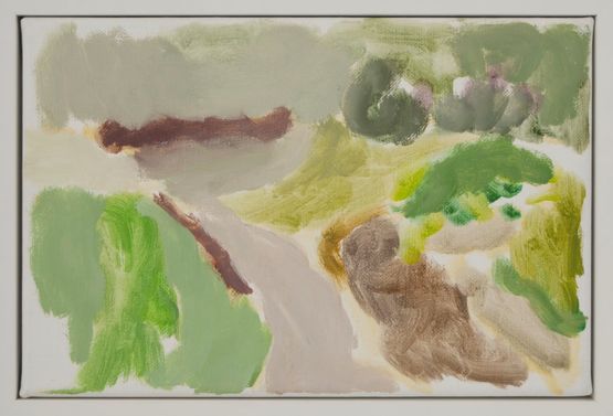 Backyard by Rebecca Hasselman contemporary artwork Painting