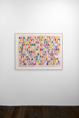 Aggravate by Mel Bochner contemporary artwork print works on paper