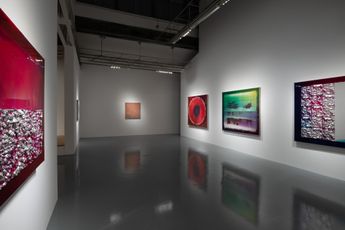 Contemporary art exhibition Daisuke Ohba PaintingPhenomena in Degrees of Depth at SCAI THE BATHHOUSE Tokyo Japan