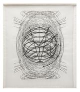 The Book of the Time-Travellers The Forms of Time Earth and Sky Words and Numbers 15 by Parul Thacker contemporary artwork textile