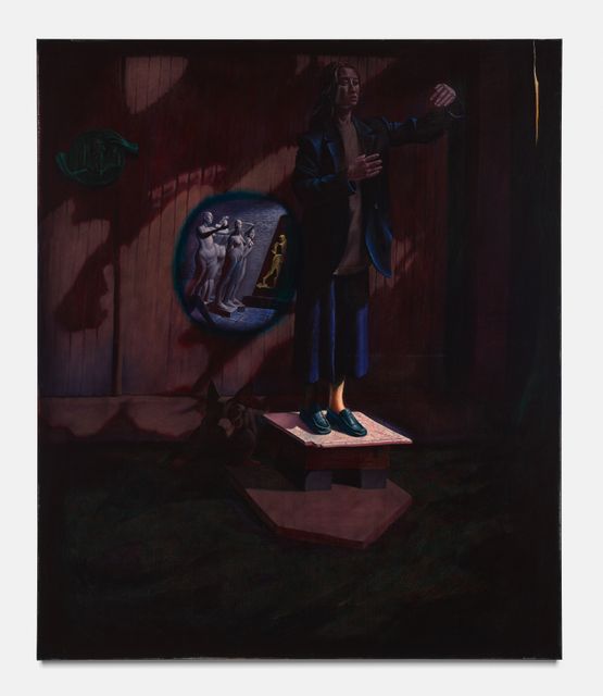 The singer by Bendt Eyckermans contemporary artwork Painting