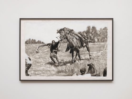 Texas Border Pieces 4 by David Claerbout contemporary artwork Painting