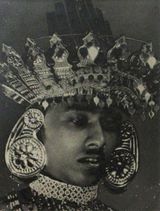 Portrait of Kandyan dancer by Lionel Wendt contemporary artwork photography