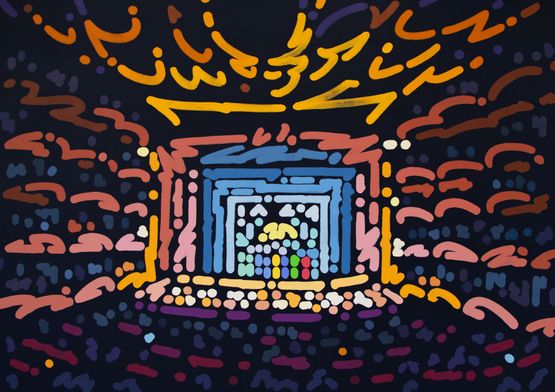 The Magic Flute by Yoon Hyup contemporary artwork Painting