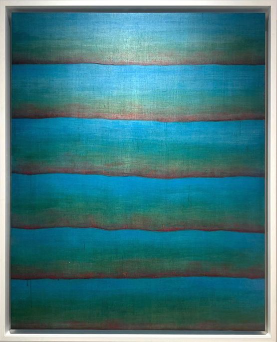 Song of Fisherman by Jung Jong-Mee contemporary artwork Painting