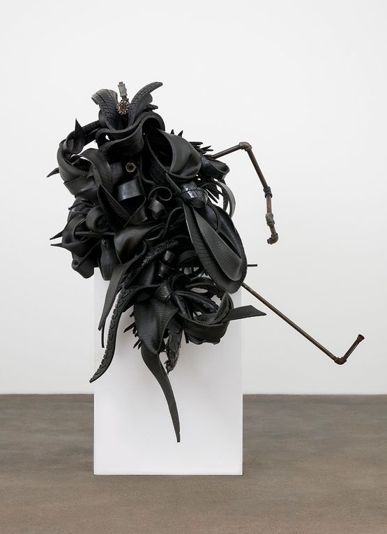 Conversion by Chakaia Booker contemporary artwork Sculpture
