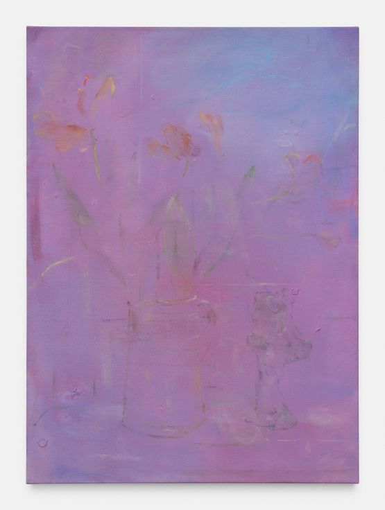 Tulips with Diana by Maaike Schoorel contemporary artwork Painting