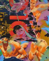 Crowd Work by Norbert Bisky contemporary artwork painting