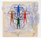Centerless Energy by Yang Shuai contemporary artwork mixed media painting
