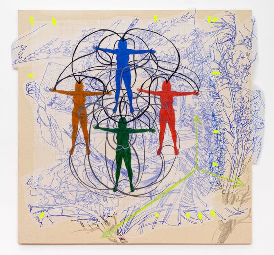 Centerless Energy by Yang Shuai contemporary artwork Painting